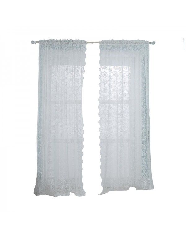 Manufacturer direct sales polyester cotton pure color curtain cloth art semi shading American style curtain customized Amazon curtain wholesale 
