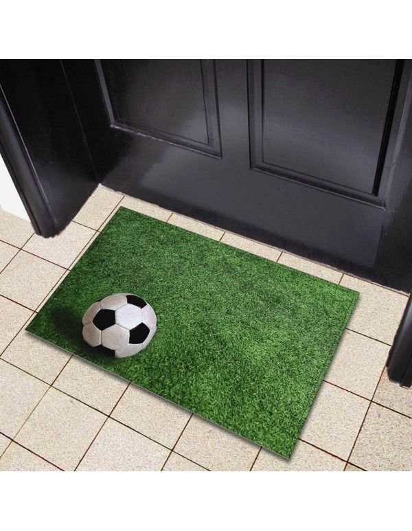 Air bag Baby Plush doormat absorbent non slip living room bedroom porch doormat floor mat customized football field
