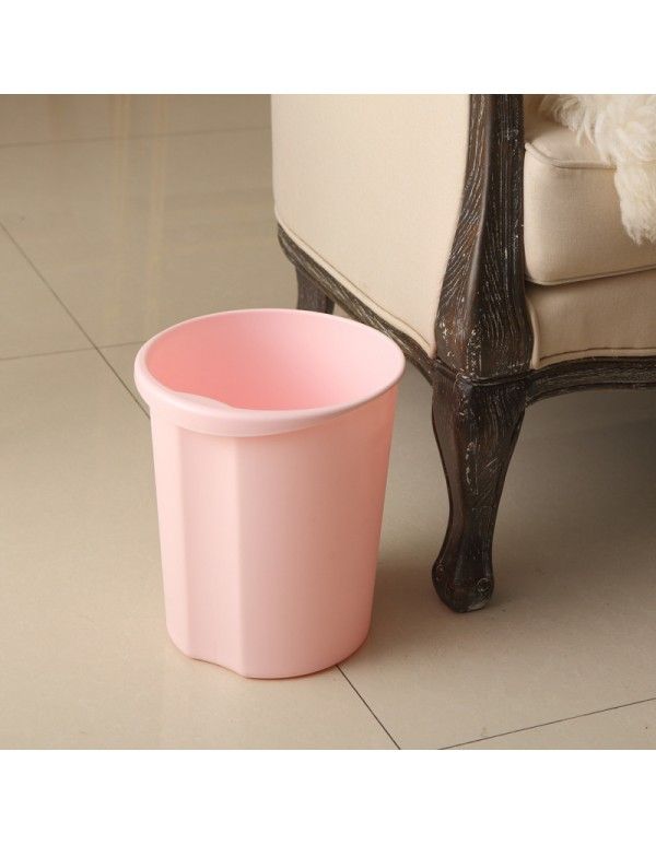 Garbage can uncovered household plastic storage bin portable garbage can multi-function garbage can 