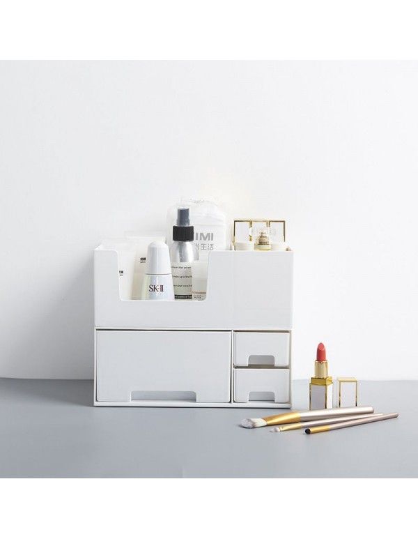 Cosmetic storage box, plastic desktop finishing box, drawer type mask box, skin care product rack, lipstick rack 