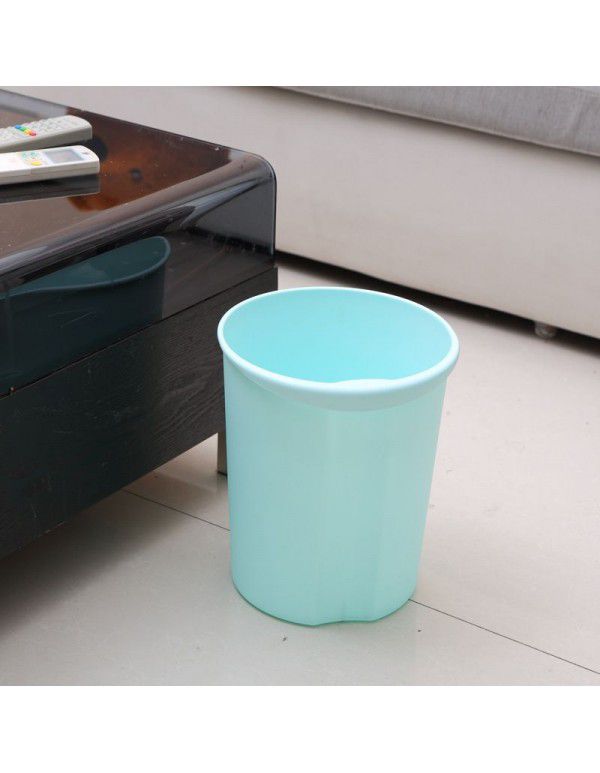 Garbage can uncovered household plastic storage bin portable garbage can multi-function garbage can 