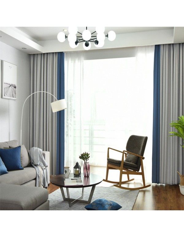 Matte high precision solid color full shading physical shading curtain shading heat insulation sunscreen Taobao popular special price clearance