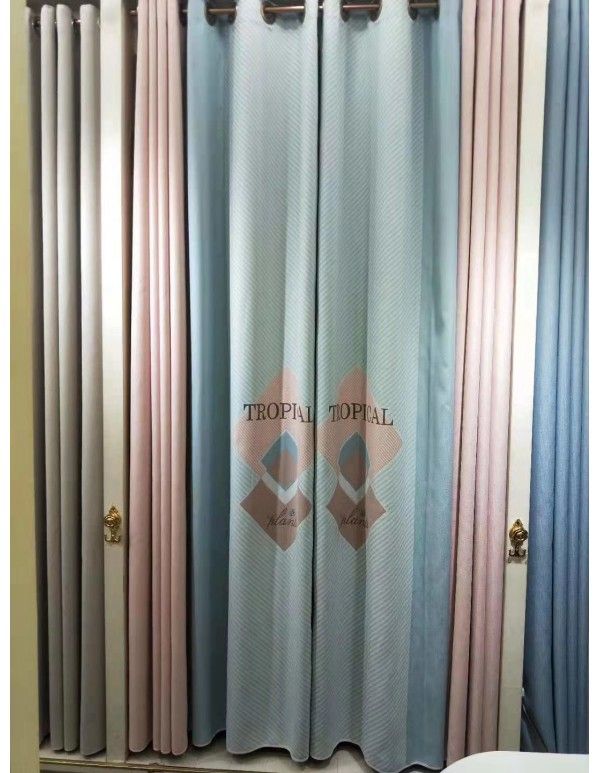 Seamless splicing curtain, Nordic simple rural style curtain, customized 2020 net red 