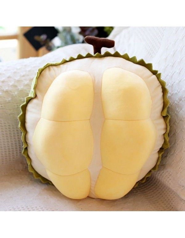 Cute durian pillow Orange Doll fruit plush toy doll doll waist pillow nap pillow Office 