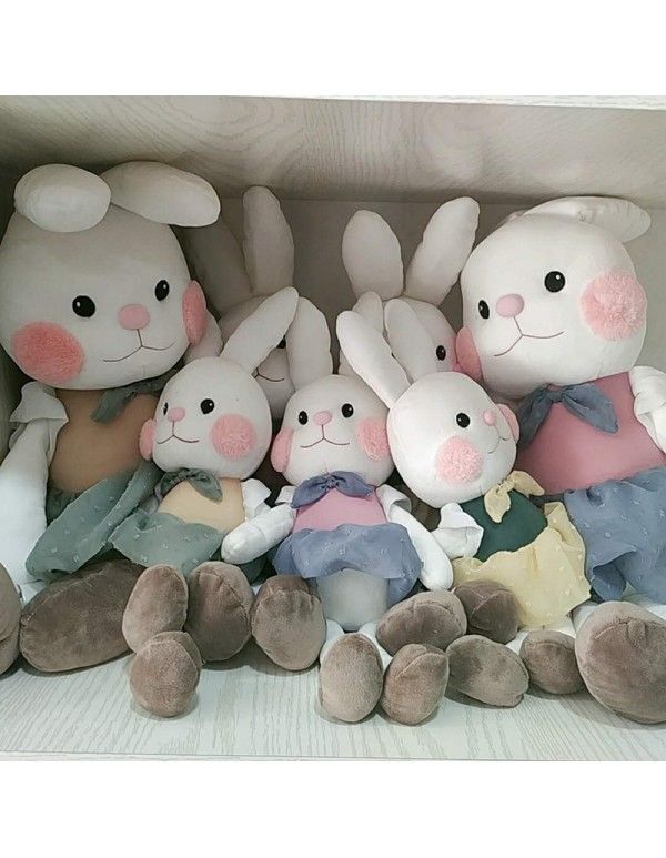 Cute little Rabbit Plush Toy White Rabbit Doll Girl Doll sleeping pillow children gift wholesale 