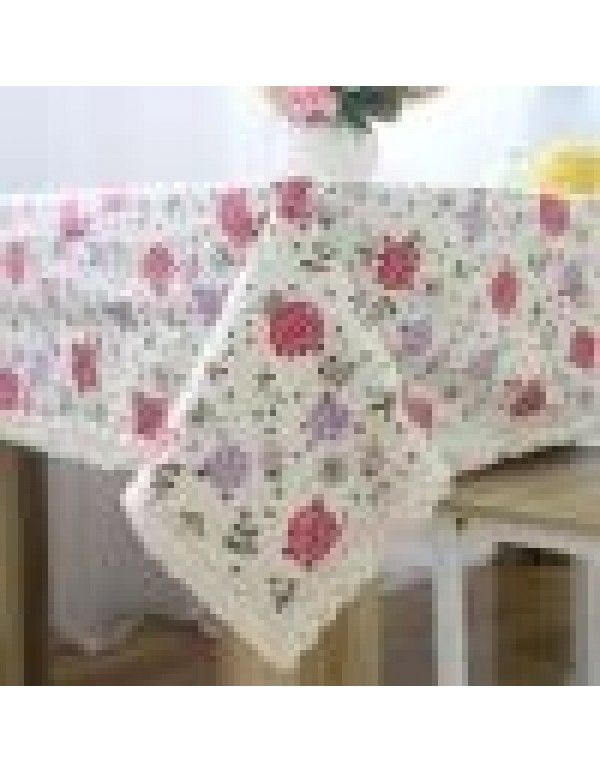 Yiman tablecloth dandelion cotton hemp one piece