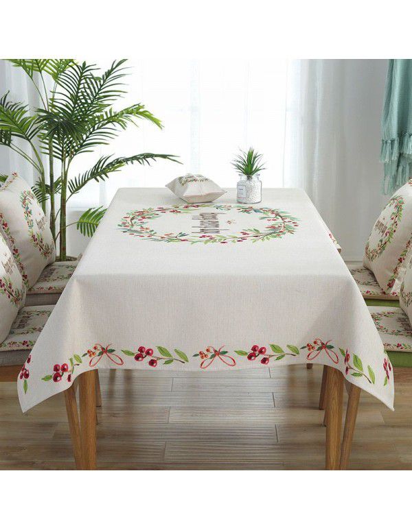 European original cotton and Linen Tablecloth tablecloth tea table cloth table mat small fresh tablecloth tablecloth manufacturer wholesale 