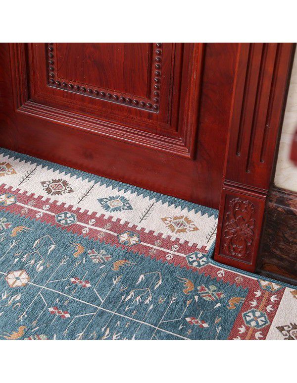 Duonei jacquard carpet floor mat, doormat, water absorption and anti-skid national style support customization 