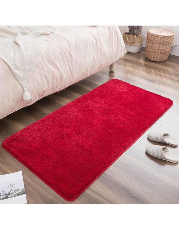 Bedroom carpet, bedside carpet, antiskid mat, toilet water absorbing foot mat, household door mat, floor mat thickened and plush