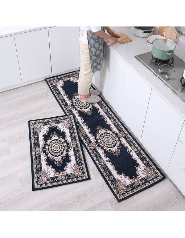Factory direct supply donier jacquard floor mat, kitchen mat style, support customization, can be issued wholesale 
