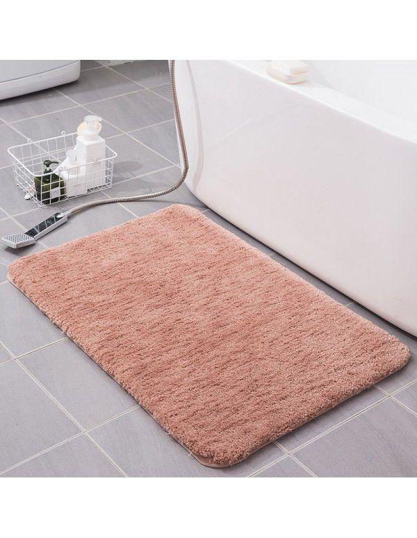 Wholesale thickened household floor mat, bathroom door mat, water absorbing foot pad, anti slip pad can be customized to support one delivery 