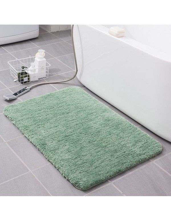 Factory direct sales door mat floor mat bathroom mat anti slip water absorbent pad can be customized thickened velvet pad