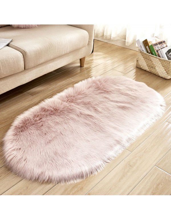 Cross border popular oval household carpet home mat doormat sofa mat bathroom mat customized one 