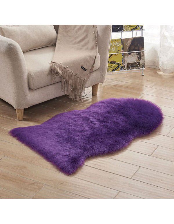 Fashion home irregular carpet bedroom cold mat Bay mat office chair cushion sofa cushion 