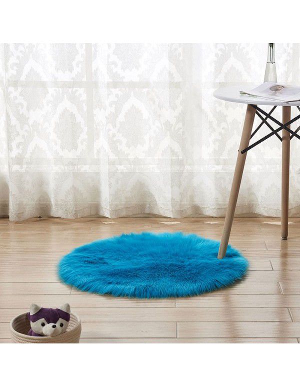 Hot selling home mat Nordic Plush living room bedroom bedside carpet sofa antiskid mat cushion customization 