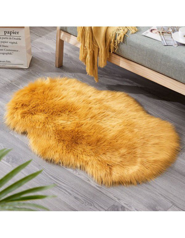 2020 cross border popular carpet household cold proof anti slip irregular tea table mat sofa cushion 