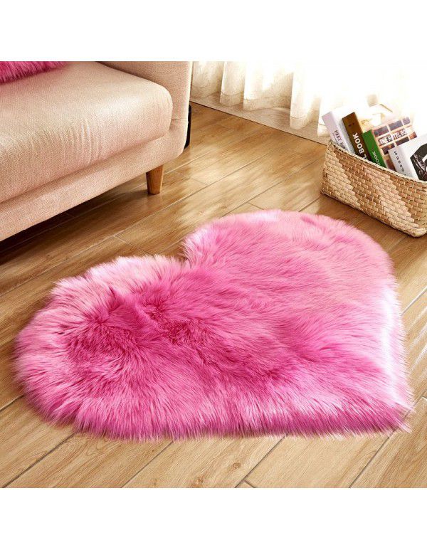 Cross border home long Plush cold proof carpet floor mat sofa cold pad mat bedroom blanket customized one 
