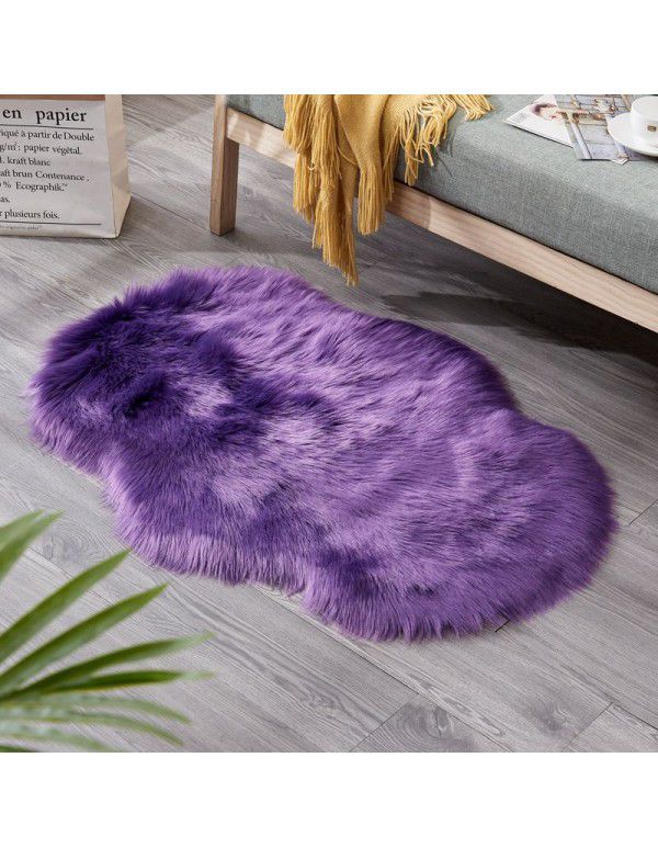 2020 cross border popular carpet household cold proof anti slip irregular tea table mat sofa cushion 