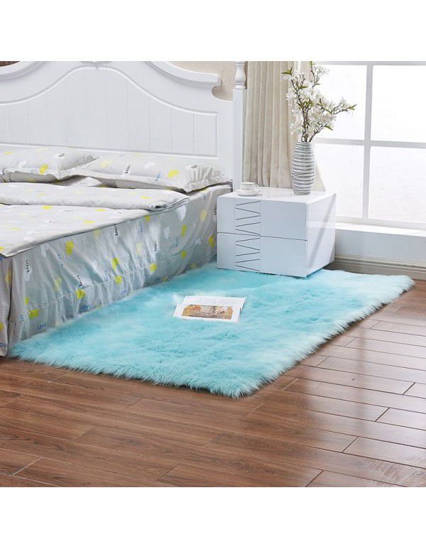 Autumn sofa carpet bedside floor mat whole wool like cushion bay window mat family baby play cold blanket