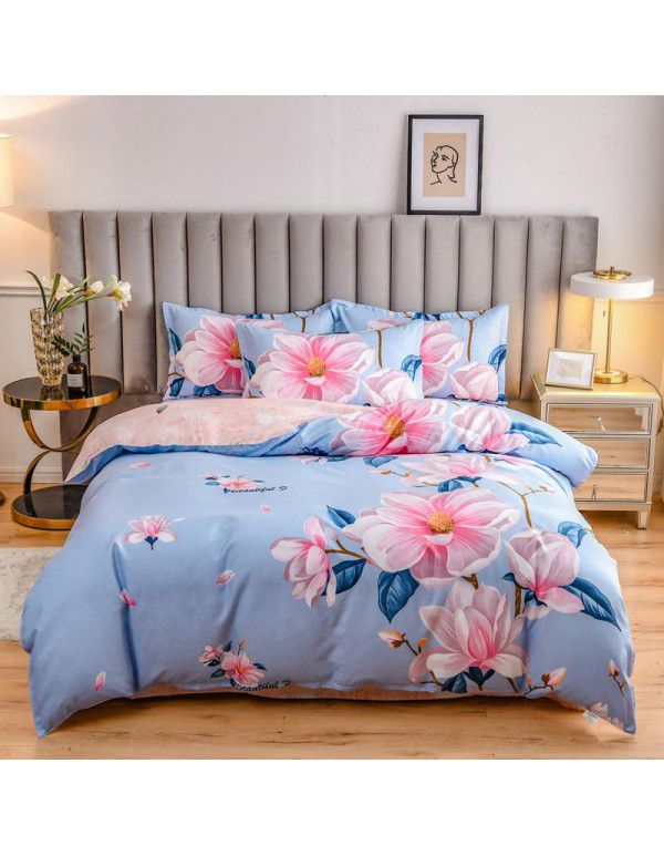 Factory wholesale big version of four sets of four seasons all cotton matted bed sheets, quilt covers, home gifts, one on behalf of the hair