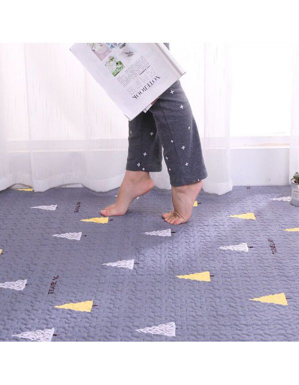 [Promotion Free Shipping]Can be customized American cotton home full shop tea table crawling tatami floor mat cotton bedroom carpet machine washable