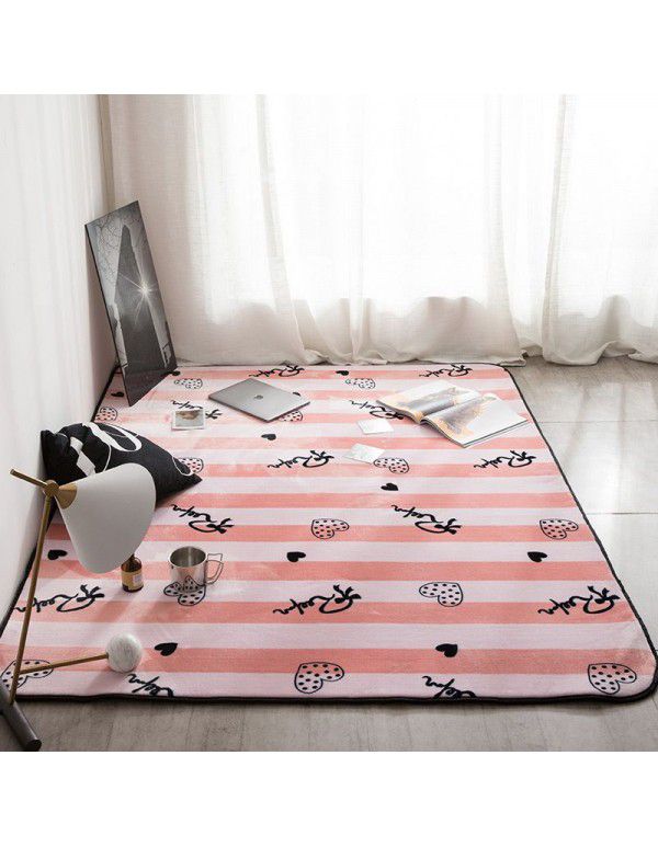 Cross border flannel carpet living room tea table door luxury home floor mats sell carpet floor mats quickly