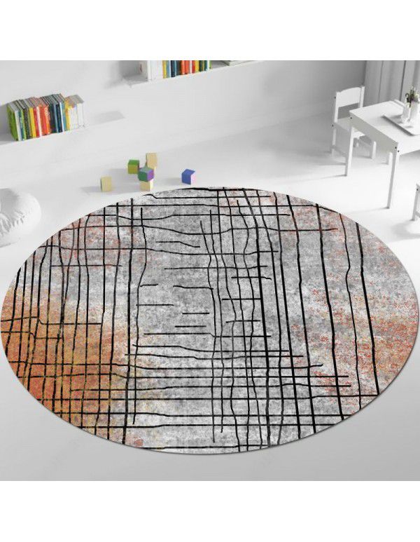 New wholesale European living room kitchen blanket circular carpet anti slip door mat manufacturers wholesale customized