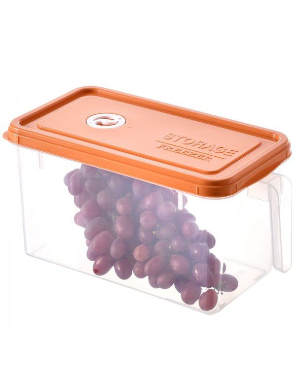 Kitchen refrigerator storage box, grain food preservation box, egg, fruit and vegetable finishing box, sealed storage box with cover