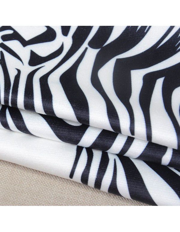 Digital printing goddess portrait black and white series flannel pillow cover sofa cushion car pillow