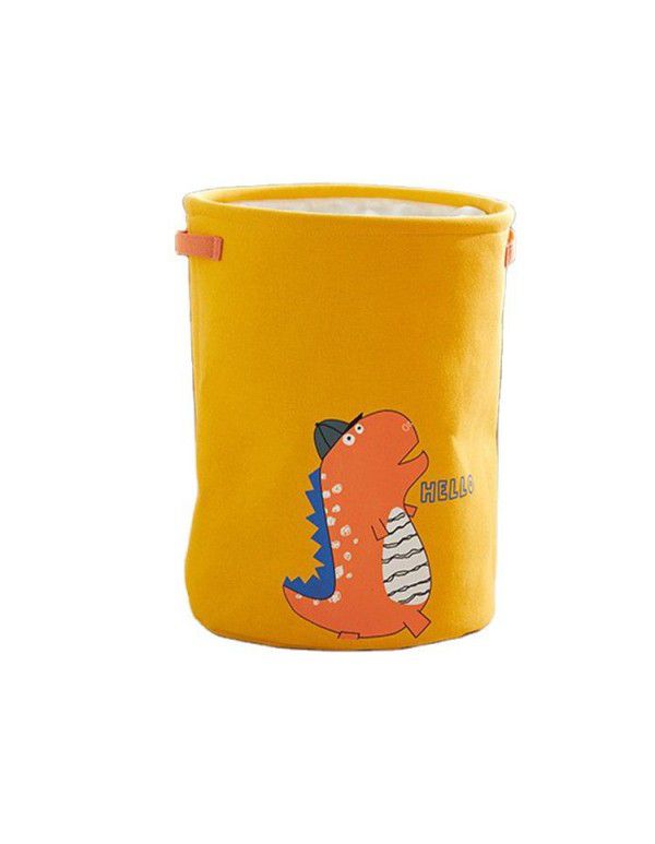 Dirty clothes storage basket cloth art dirty clothes storage basket household foldable cartoon Louzi thickened bundle mouth basket