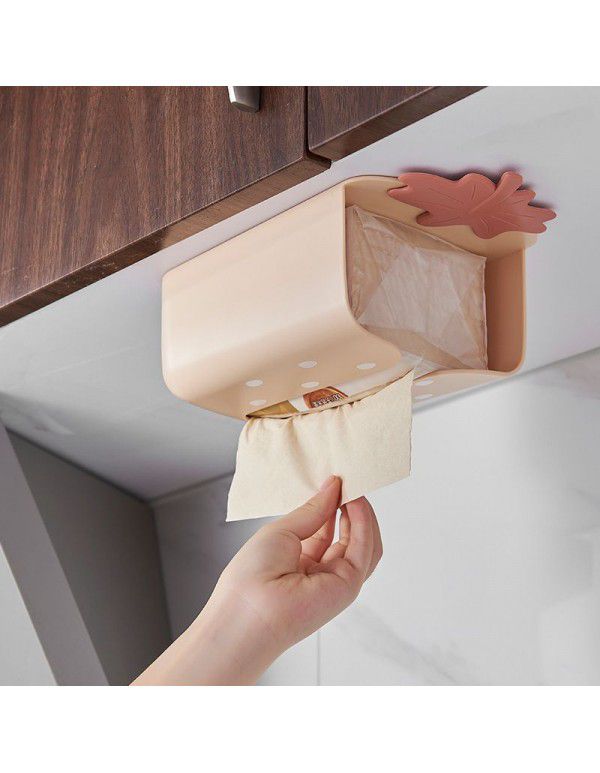 2896 carton wall mounted household living room no punching upside down kitchen bedroom toilet storage wall mounted tissue box