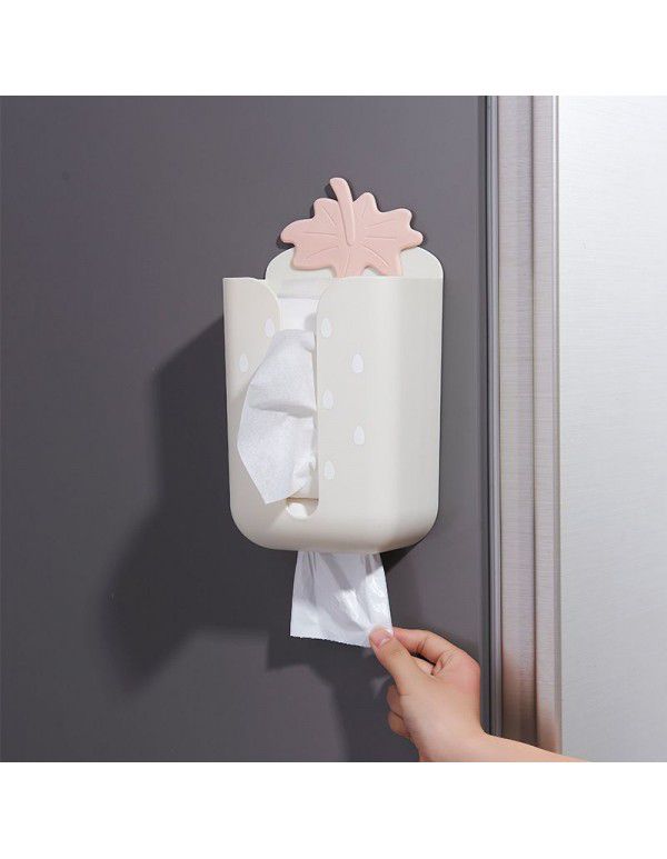 2896 carton wall mounted household living room no punching upside down kitchen bedroom toilet storage wall mounted tissue box