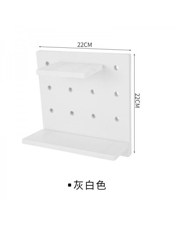 2208 plastic hole board storage living room kitchen bedroom partition wall wall hanging wall shelf