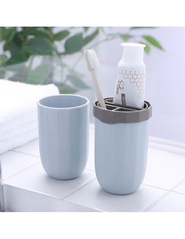 Cup set, dental jar, creative simple toothbrush cup, toothpaste storage box, travel toothbrush box, portable mouthwash cup