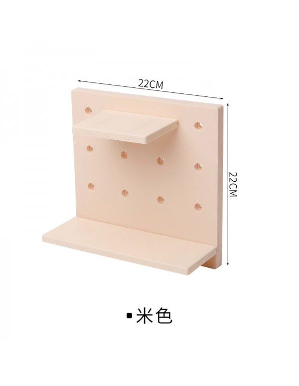 2208 plastic hole board storage living room kitchen bedroom partition wall wall hanging wall shelf