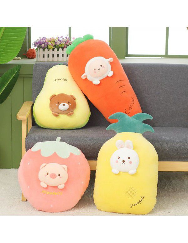New cute banana pillow carrot doll fruit plush toy creative doll doll cushion pillow