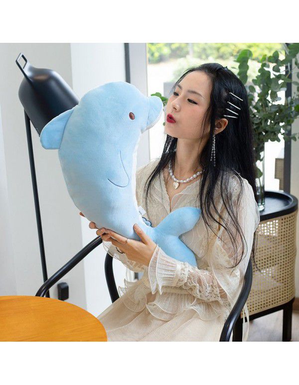 Mollusc Hanyu aquatic animal pillow bed home textile pillow cushion creative dolphin squid doll cushion