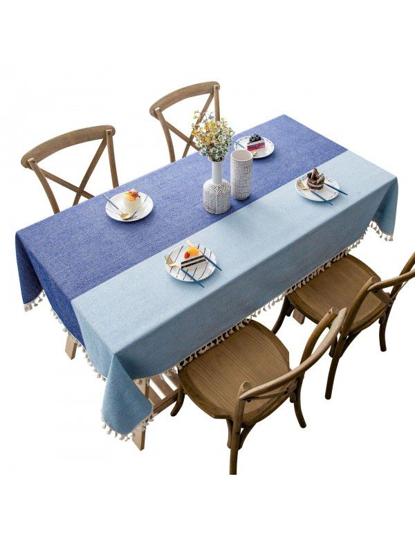 Foreign trade cross border home textile tablecloth European and American kitchen living room table cloth rectangular Amazon tablecloth tea table cloth