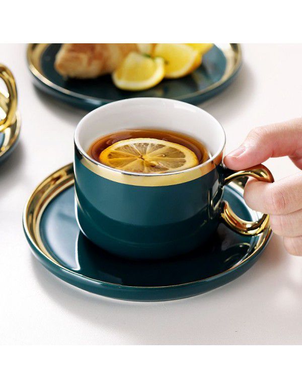 Coffee cup ceramic European style afternoon tea cup tea set English style simple and elegant