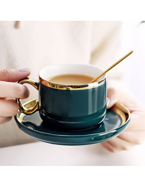 Coffee cup ceramic European style afternoon tea cup tea set English style simple and elegant