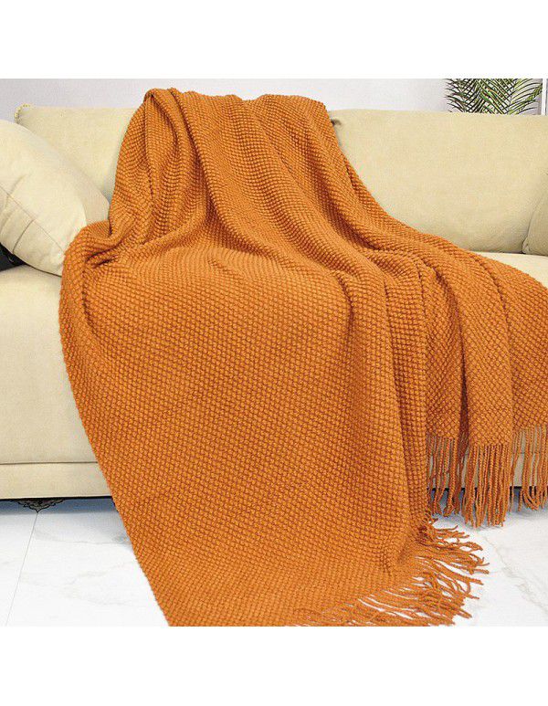 Amazon Bohemian bed end Blanket Sofa blanket office nap blanket air conditioning blanket weaving scarf ethnic style 