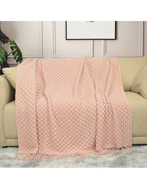 Bohemian sofa cover blanket cross border knitting blanket office nap blanket air conditioning blanket bed end tapestry