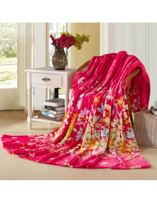 Flannel blanket gift blanket air conditioner blanket children blanket coral velvet golden mink velvet cloud mink velvet