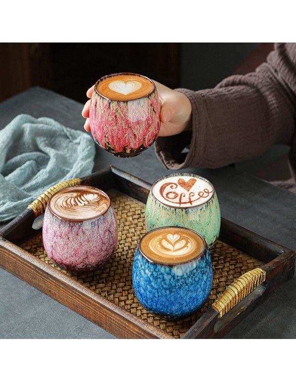 250ml Japanese ceramic kiln change tea cup espresso cup household Kung Fu tea cup master single cup diylogo