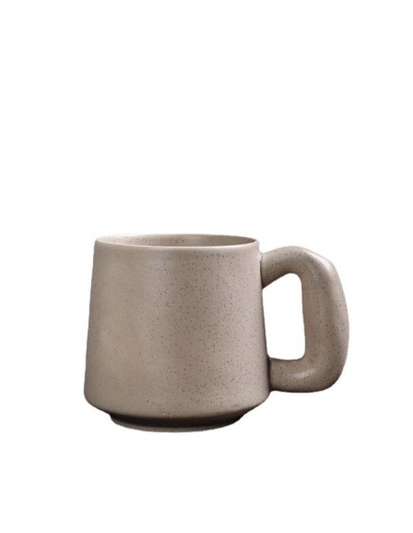Ceramic fat handle Mug ins style retro simple big ear milk coffee cup water cup Fat ceramic cup