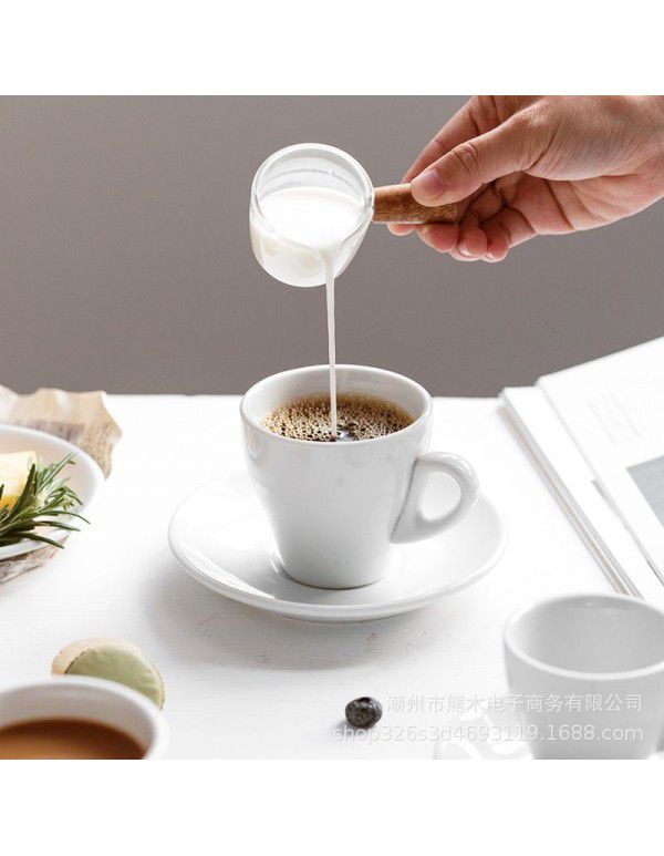 Coffee cup ceramic high temperature coffee cup ceramic European style espresso cup Kabu cup coffee cup dish cross-border wholesale order